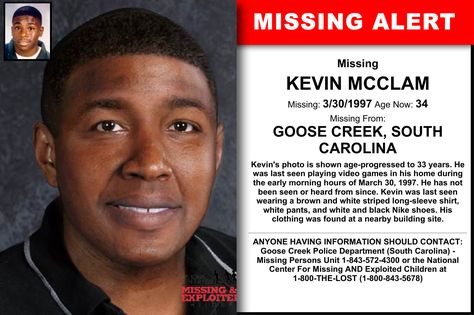 Kevin McClam Missing| The Goose Creek Mystery