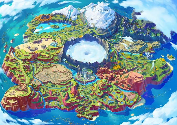 Pokemon Scarlet and Pokemon violet Map