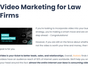 Video Marketing for Law Firms