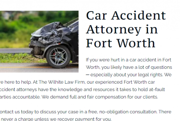 Things to consider while choosing a Car Accident Attorney in Fort Worth, TX