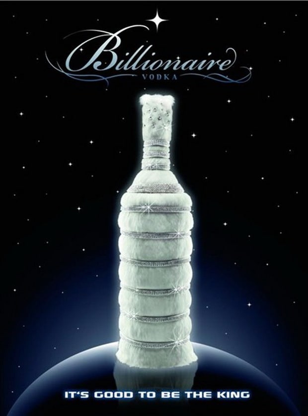 Billionaire Vodka - $3.7 Million
