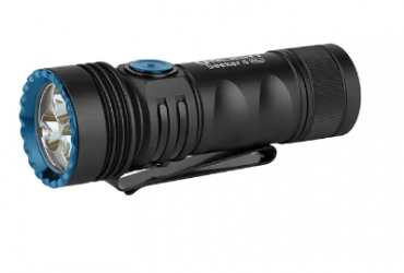 Overview the seeker 4 mini flashlight's ergonomically curved design is pleasant and non-slip