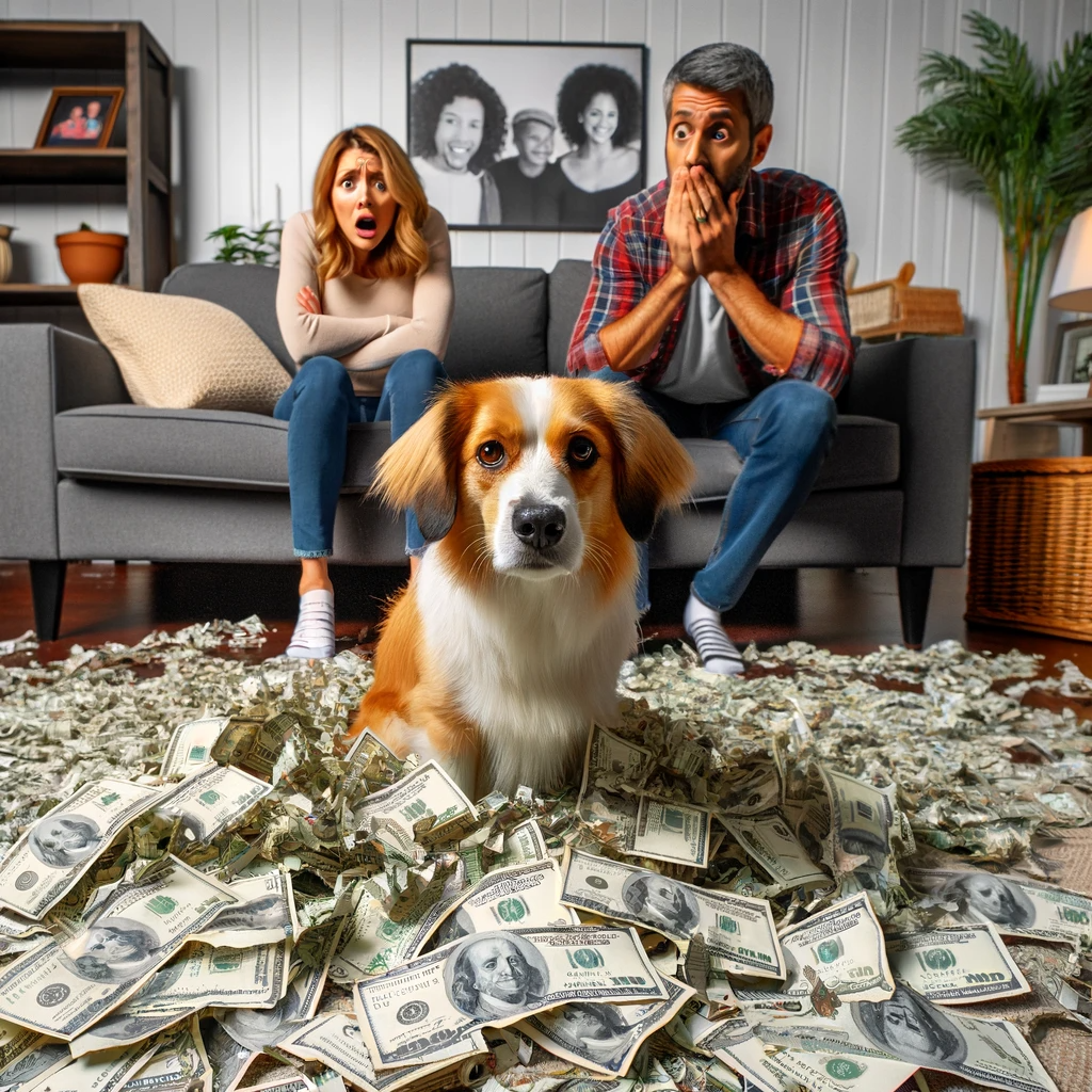 Local couple says dog ate $4000 in cash